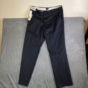 Dockers Easy Khaki Pants Men's 34x30 Navy Straight Fit Stretch